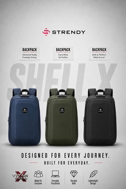 STRENDY Titan Shell X Laptop Backpack